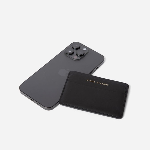 Minor History Black Card Holder - Picture 2 of 8